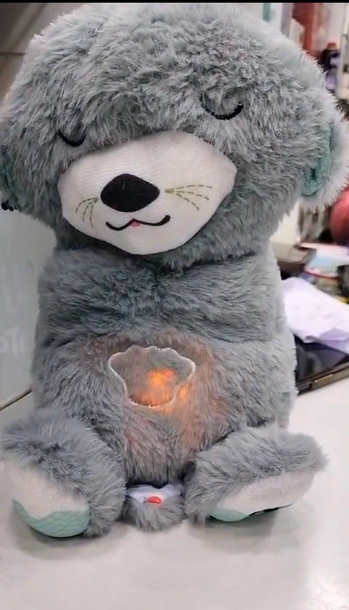 BREATHING TEDDY BEAR